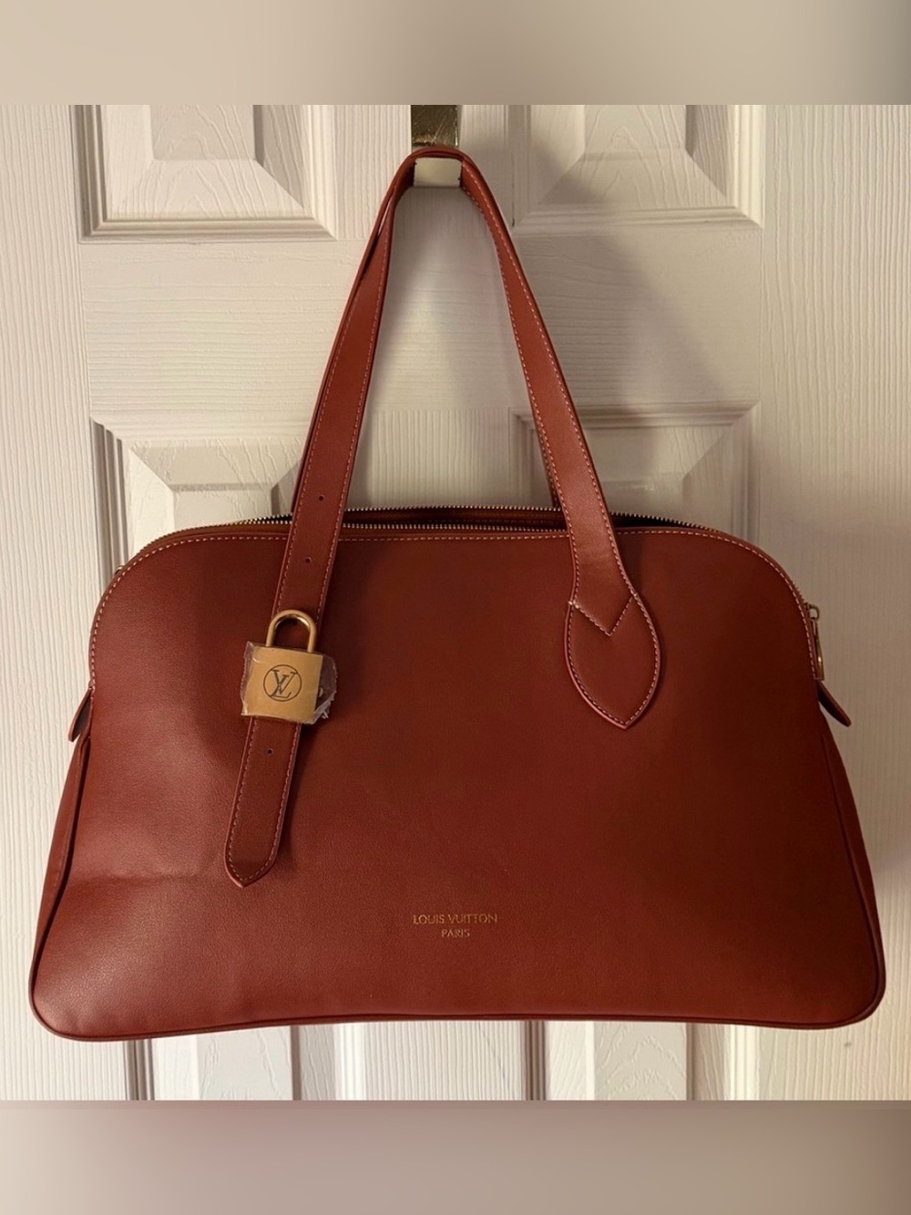 Low Key Duffel/Satchel Bag with Gold Lock